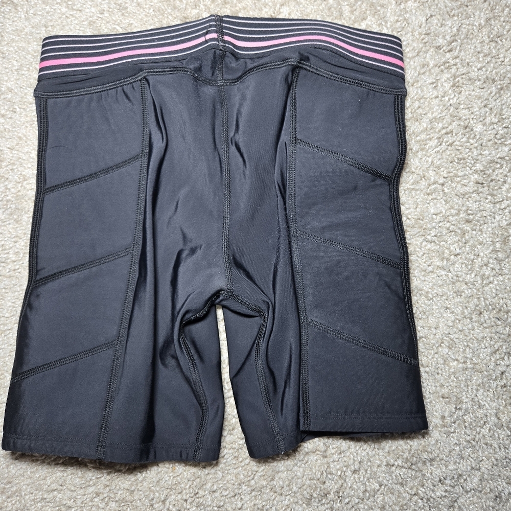 Under Armour Womens XS Softball Padded Sliding Shorts Black Pink - Picture 2 of 3